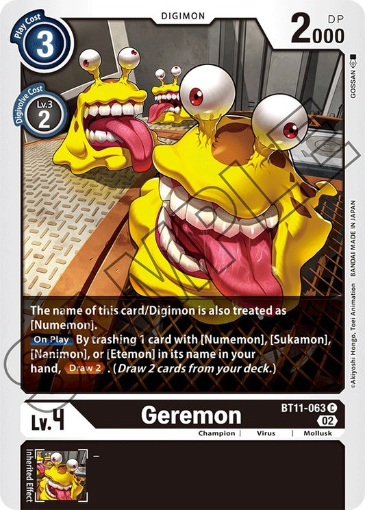 Image for Geremon (BT11-063 C) (BT11) - Digimon Card Game