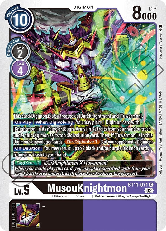 Image for MusouKnightmon (BT11-071 C) (BT11) - Digimon Card Game
