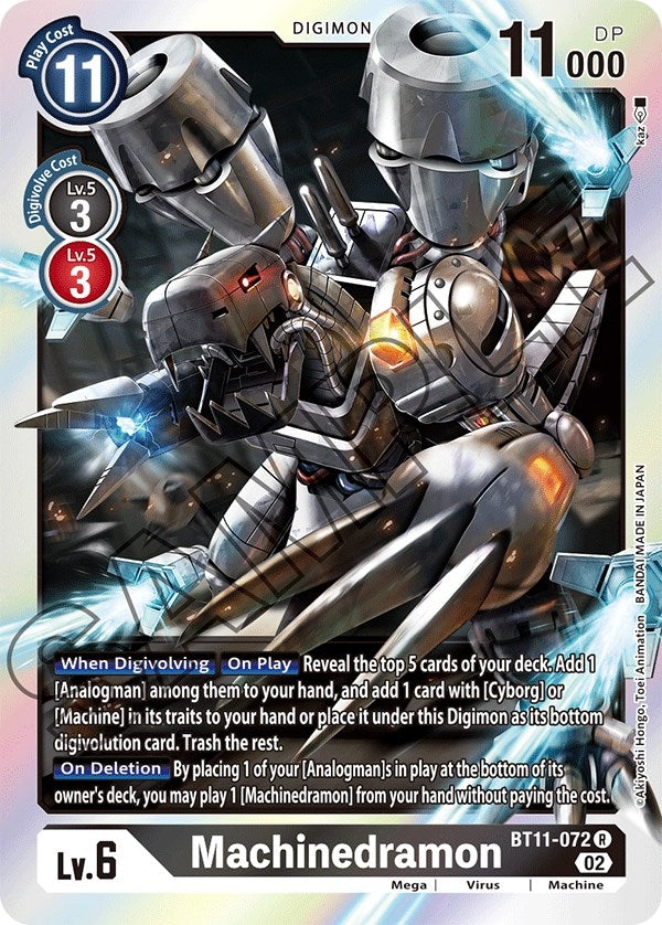 Image for Machinedramon (BT11-072 R) (BT11) - Digimon Card Game