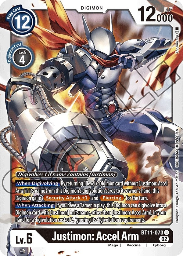 Image for Justimon: Accel Arm (BT11-073 U) (BT11) - Digimon Card Game