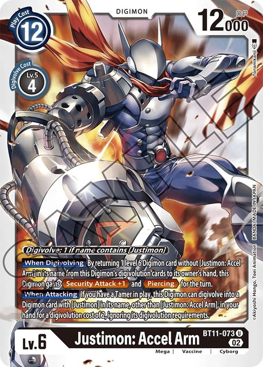 Image for Justimon: Accel Arm (BT11-073 U) (BT11) - Digimon Card Game