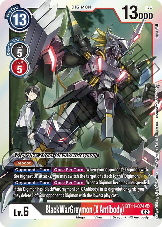Image for BlackWarGreymon (X Antibody) (BT11-074 SR) (BT11) - Digimon Card Game