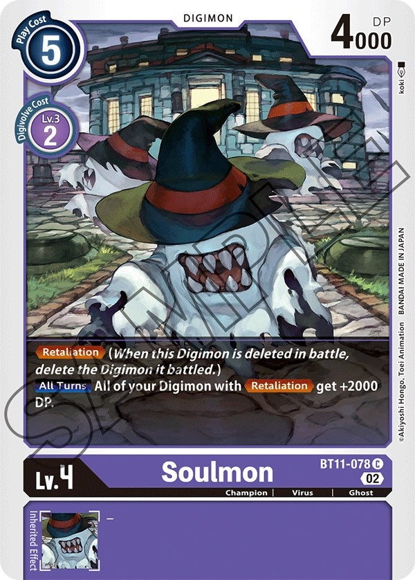 Image for Soulmon (BT11-078 C) (BT11) - Digimon Card Game