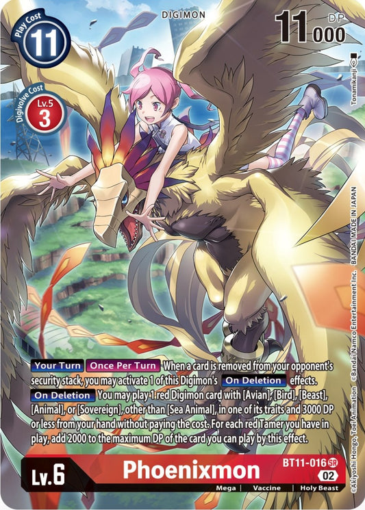 Image for Phoenixmon (Alternate Art) (BT11-016 SR) (BT11) - Digimon Card Game