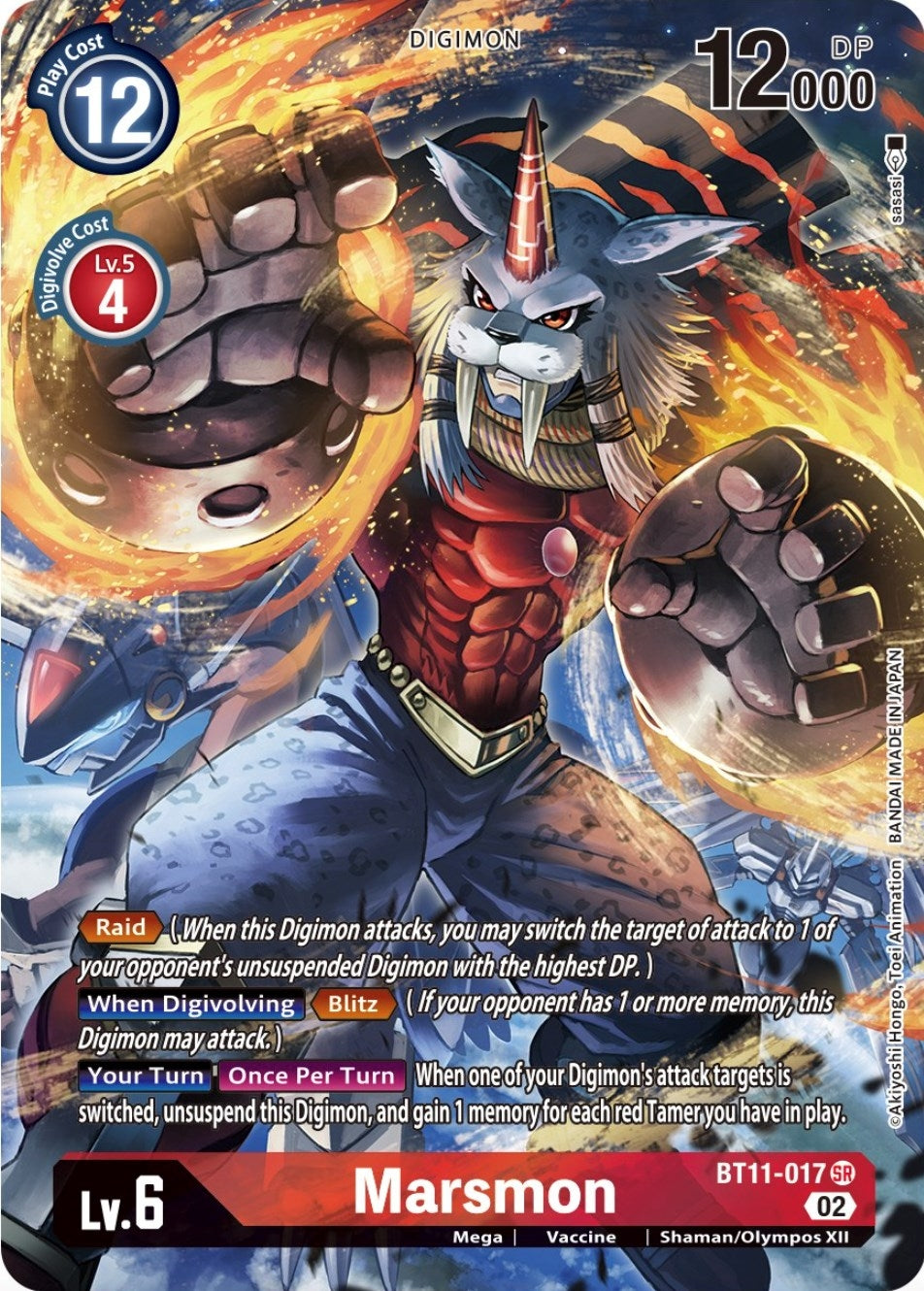 Image for Marsmon (Alternate Art) (BT11-017 SR) (BT11) - Digimon Card Game