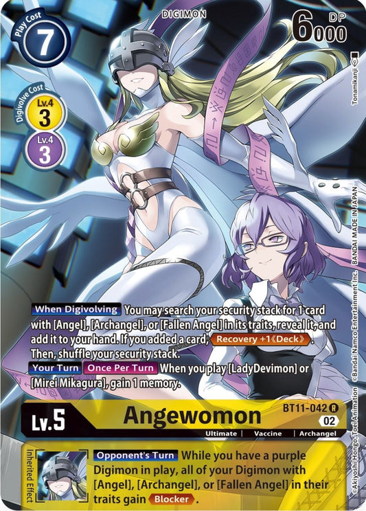 Image for Angewomon (Alternate Art) (BT11-042 R) (BT11) - Digimon Card Game