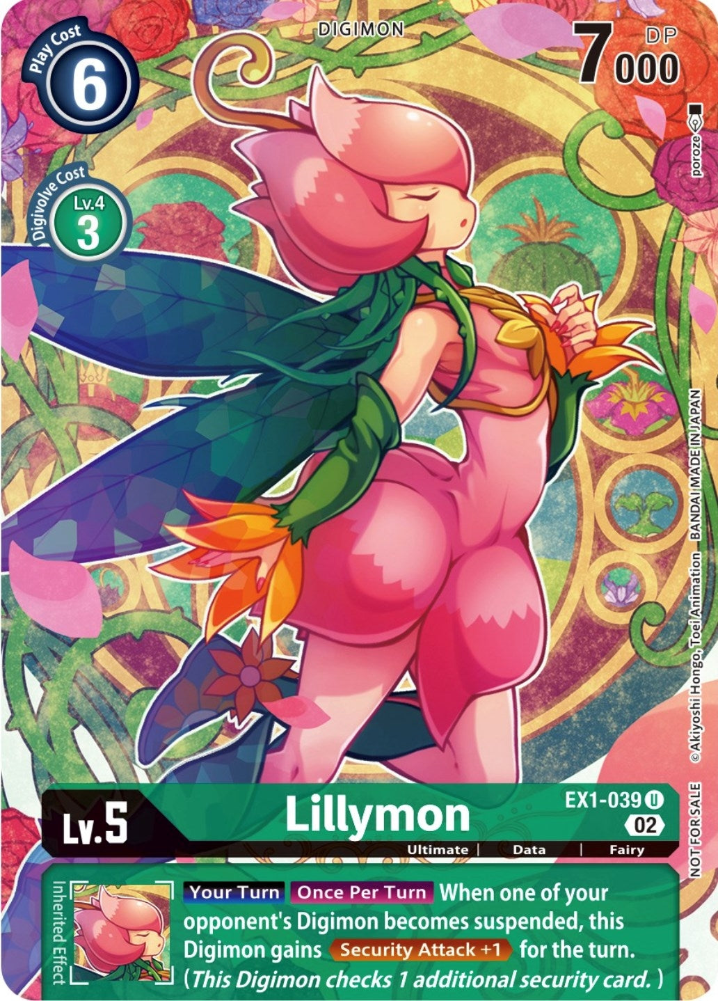 Image for Lillymon (Digimon Illustration Competition Pack 2022) (EX1-039 U) (BT11) - Digimon Card Game