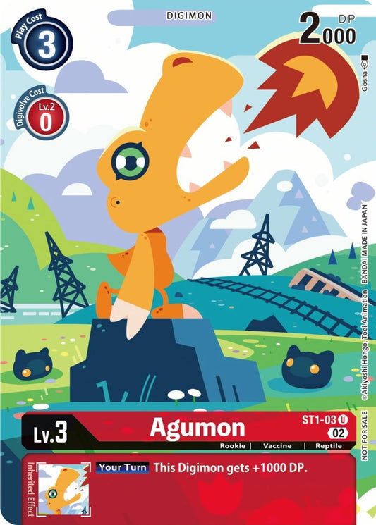 Image for Agumon (Digimon Illustration Competition Pack 2022) (ST1-03 U) (BT11) - Digimon Card Game