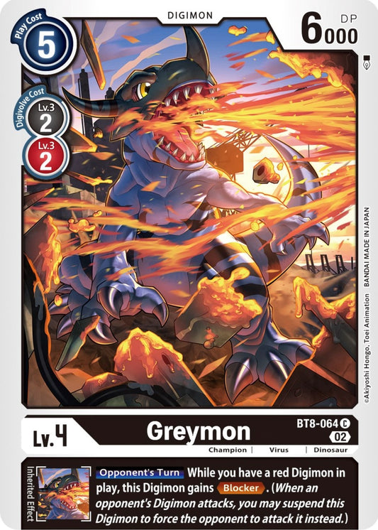 Image for Greymon (Winner Pack Dimensional Phase) (BT8-064 C) (BT08) - Digimon Card Game