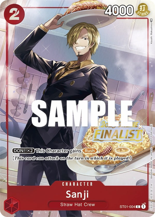 Image for Sanji (Online Regional 2023) [Finalist] (ST01-004) (OP-PR) - One Piece Card Game
