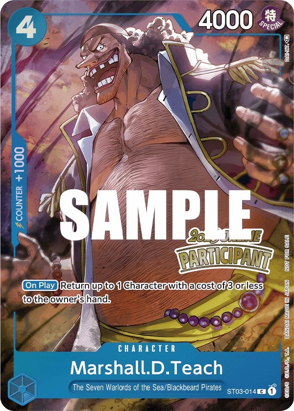 Image for Marshall.D.Teach (Online Regional 2023) [Participant] (ST03-014) (OP-PR) - One Piece Card Game