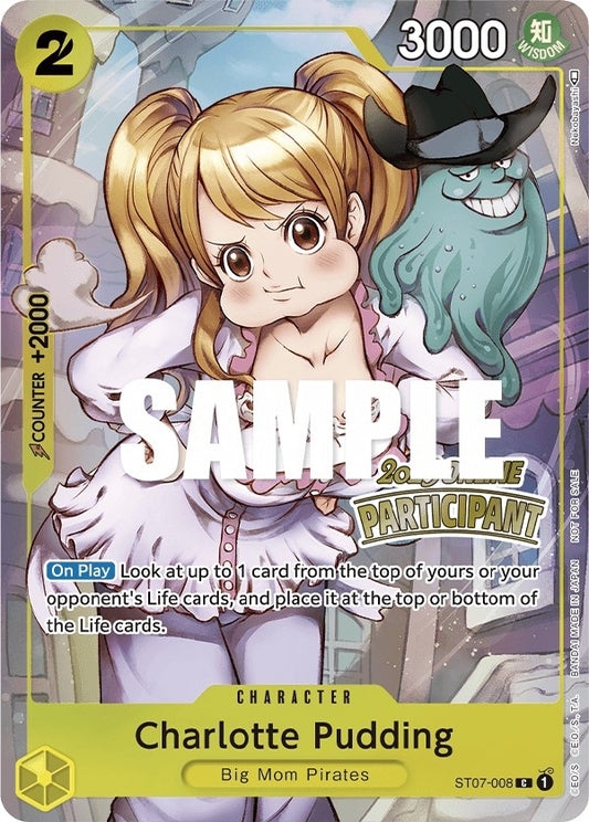 Image for Charlotte Pudding (Online Regional 2023) [Participant] (ST07-008) (OP-PR) - One Piece Card Game