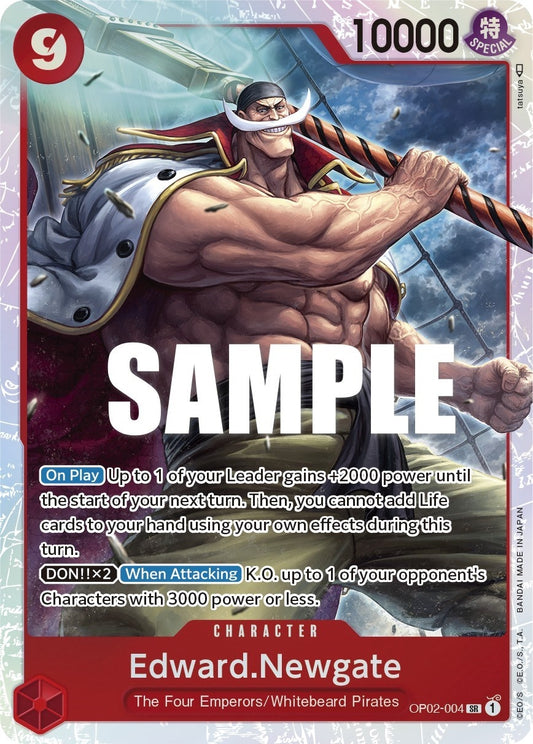 Image for Edward.Newgate (004) (OP02-004) (OP02) - One Piece Card Game