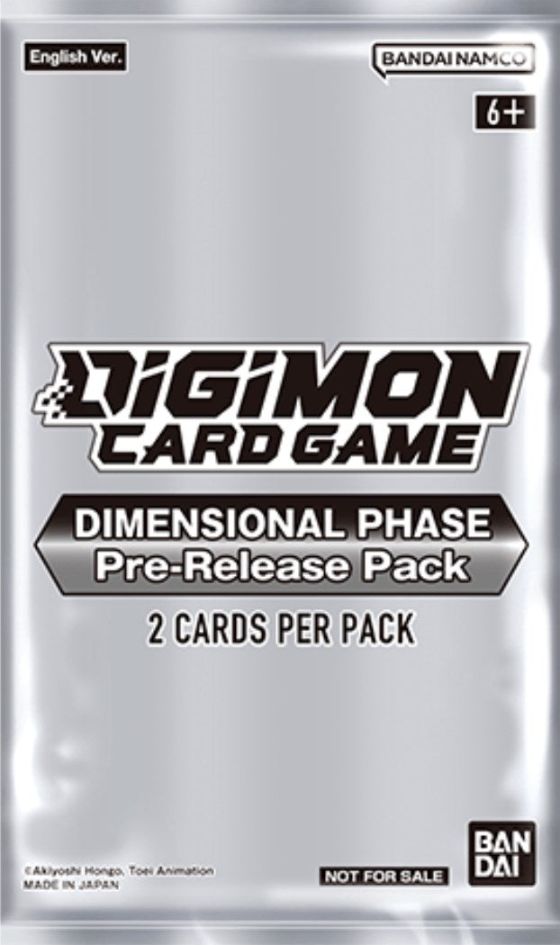 Image for Dimensional Phase Pre-Release Pack - Digimon Card Game