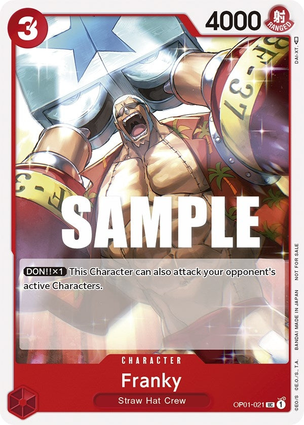 Image for Franky (Tournament Pack Vol. 2) (OP01-021) (OP-PR) - One Piece Card Game