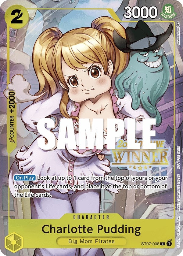 Image for Charlotte Pudding (Offline Regional 2023) [Winner] (ST07-008) (OP-PR) - One Piece Card Game