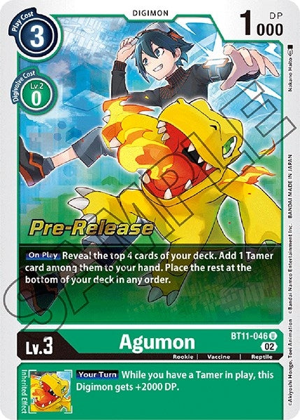 Image for Agumon (BT11-046 U) (BT11_PR) - Digimon Card Game