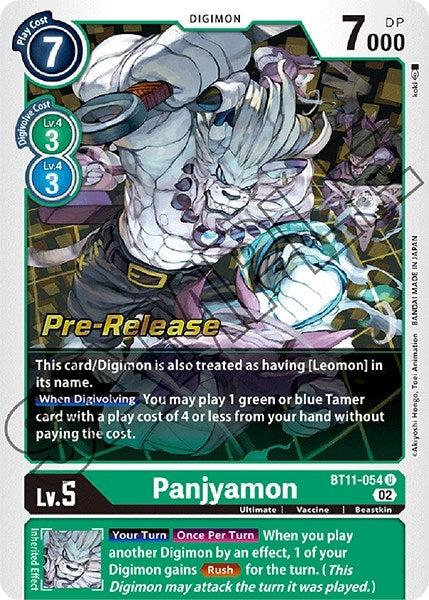 Image for Panjyamon (BT11-054 U) (BT11_PR) - Digimon Card Game