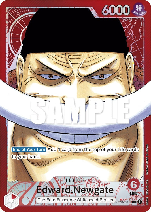 Image for Edward.Newgate (001) (Alternate Art) (OP02-001) (OP02) - One Piece Card Game