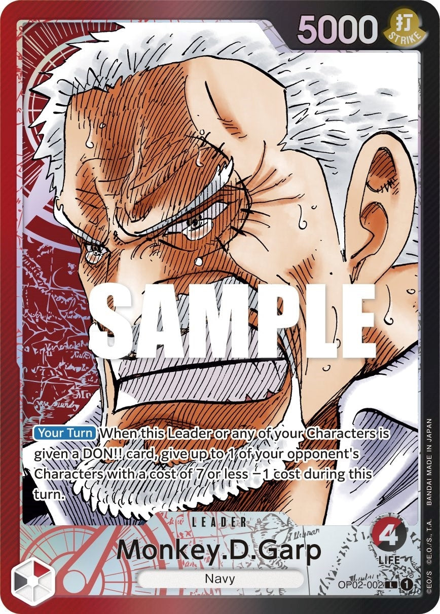Image for Monkey.D.Garp (002) (Alternate Art) (OP02-002) (OP02) - One Piece Card Game