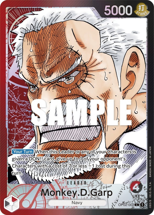 Image for Monkey.D.Garp (002) (Alternate Art) (OP02-002) (OP02) - One Piece Card Game