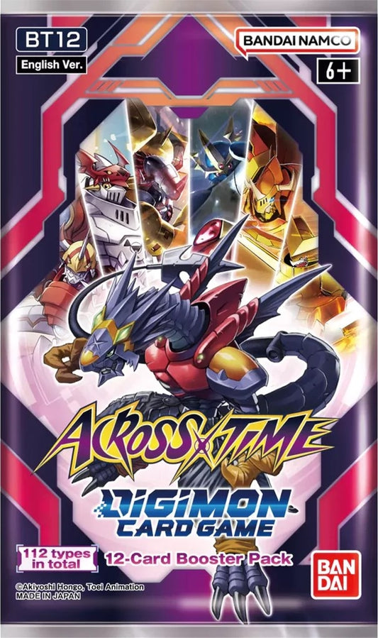 Image for Across Time Booster Pack - Digimon Card Game