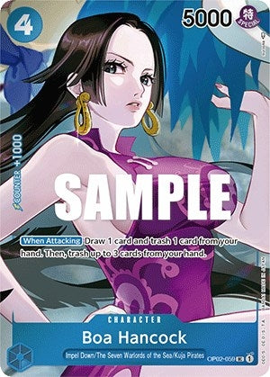 Image for Boa Hancock (Box Topper) (OP02-059) (OP02) - One Piece Card Game