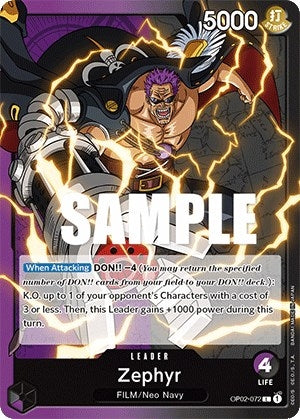 Image for Zephyr (OP02-072) (OP02) - One Piece Card Game