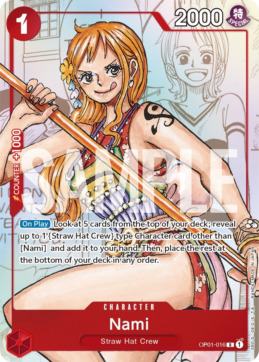 Image for Nami - OP01-016 (Alternate Art) (OP01-016) (OP-PR) - One Piece Card Game