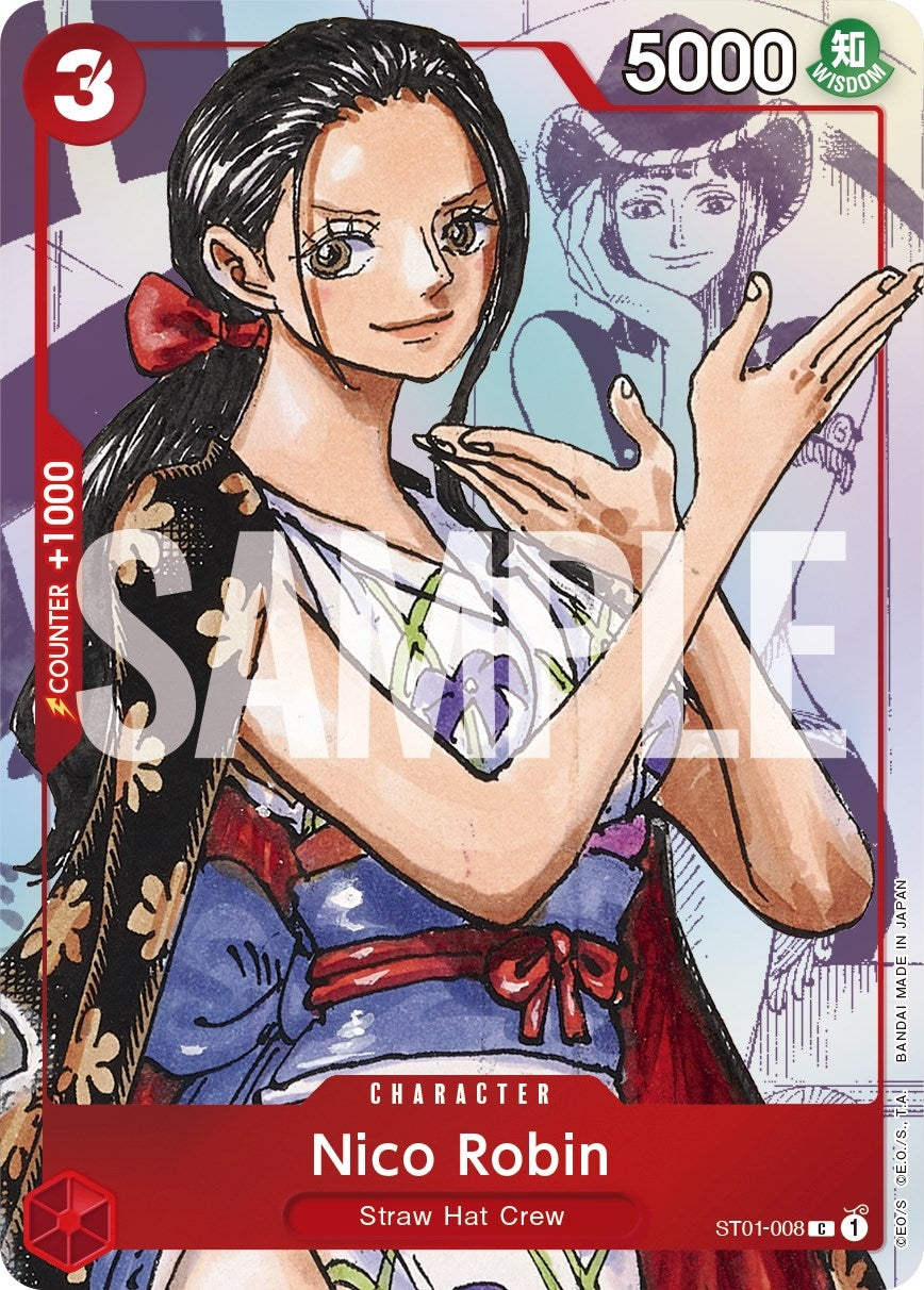 Image for Nico Robin - ST01-008 (Alternate Art) (ST01-008) (OP-PR) - One Piece Card Game