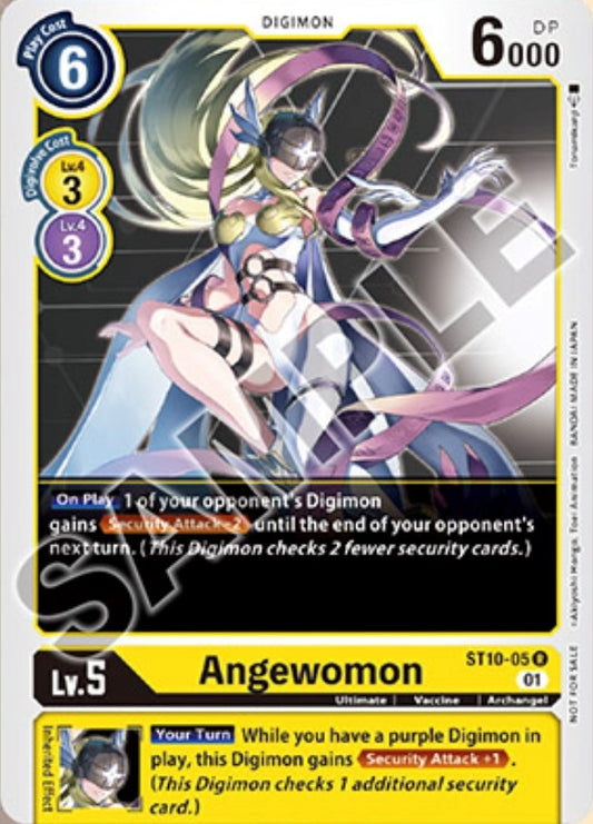 Image for Angewomon (Tamer Goods Set Angewomon & LadyDevimon) (ST10-05 R) (ST-10) - Digimon Card Game