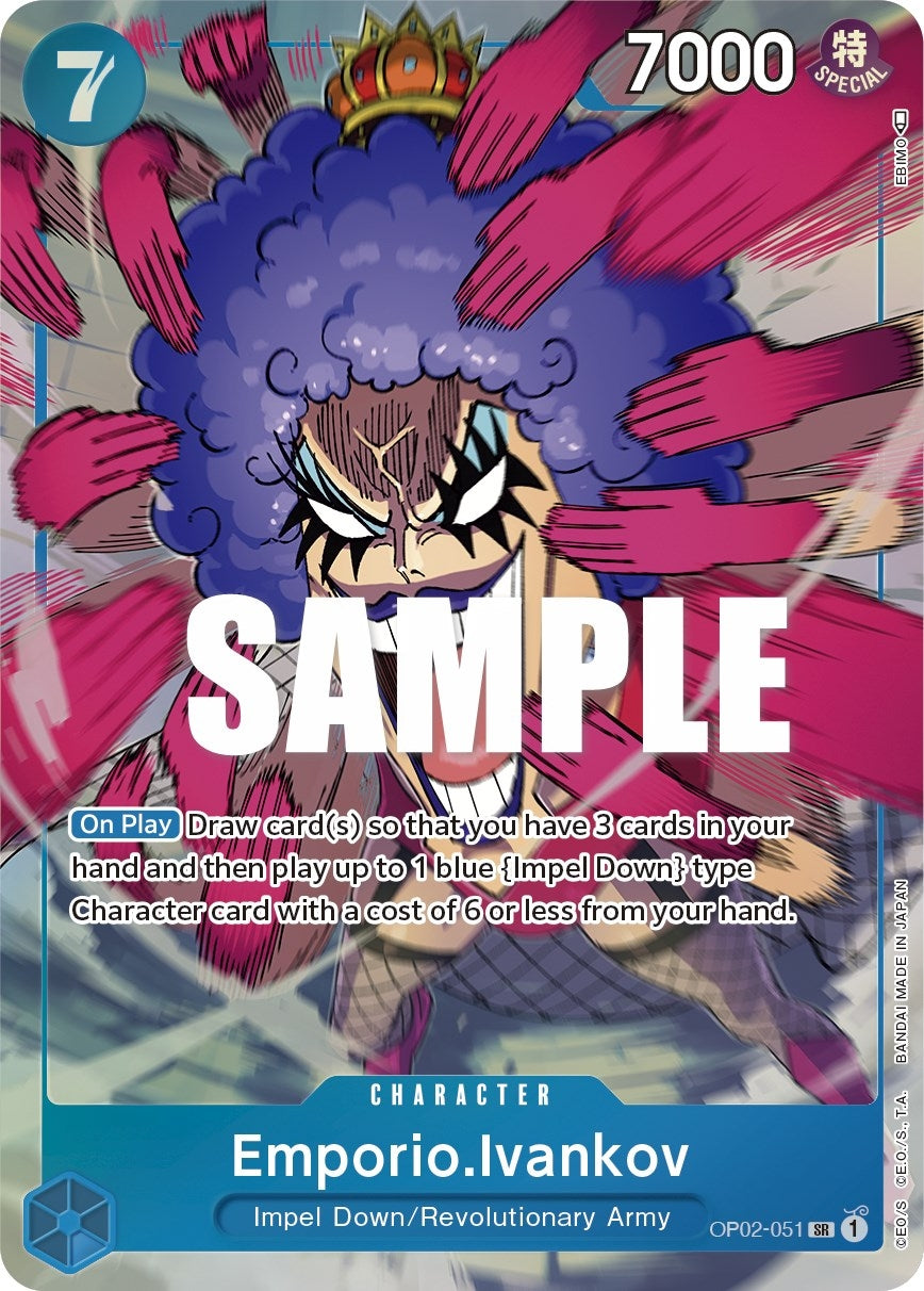 Image for Emporio.Ivankov (051) (Alternate Art) (OP02-051) (OP02) - One Piece Card Game