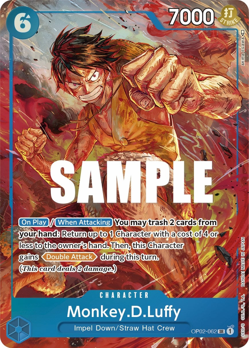 Image for Monkey.D.Luffy (062) (Alternate Art) (OP02-062) (OP02) - One Piece Card Game