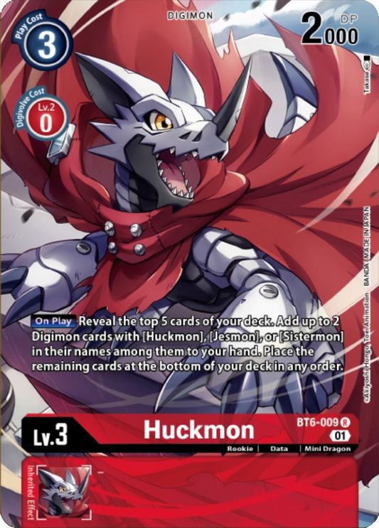Image for Huckmon (Digimon Royal Knights Card Set) (BT6-009 R) (BT06) - Digimon Card Game