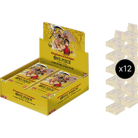 Image for Kingdoms of Intrigue - Booster Box Case - One Piece Card Game