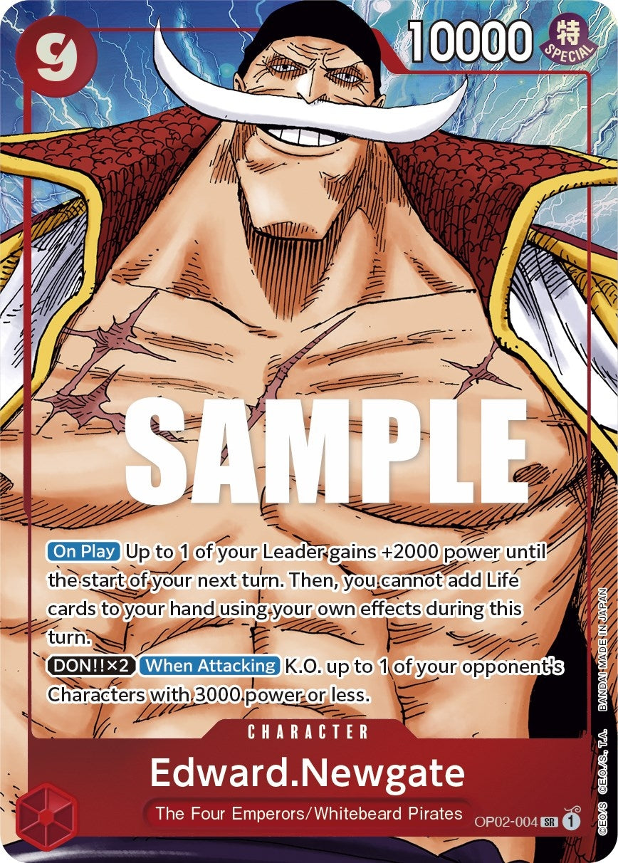 Image for Edward.Newgate (004) (Alternate Art) (OP02-004) (OP02) - One Piece Card Game