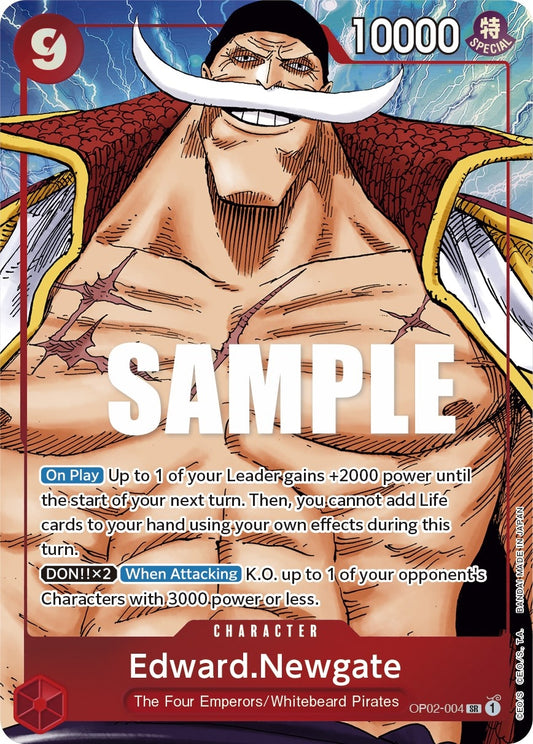 Image for Edward.Newgate (004) (Alternate Art) (OP02-004) (OP02) - One Piece Card Game
