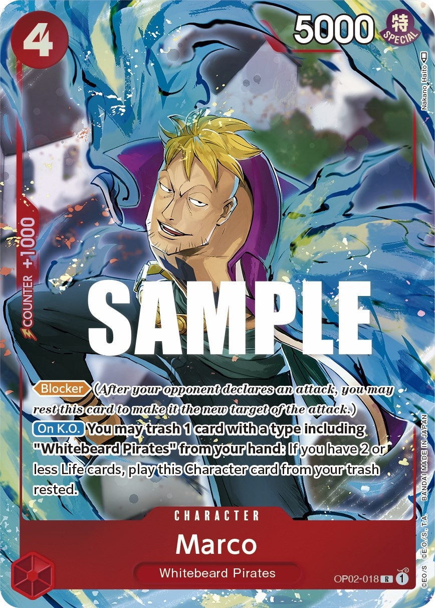 Image for Marco (Alternate Art) (OP02-018) (OP02) - One Piece Card Game