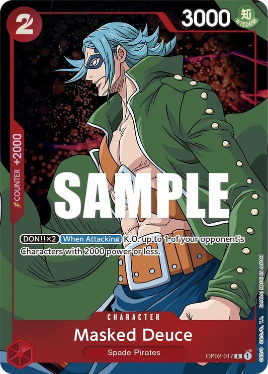 Image for Masked Deuce (Alternate Art) (OP02-017) (OP02) - One Piece Card Game