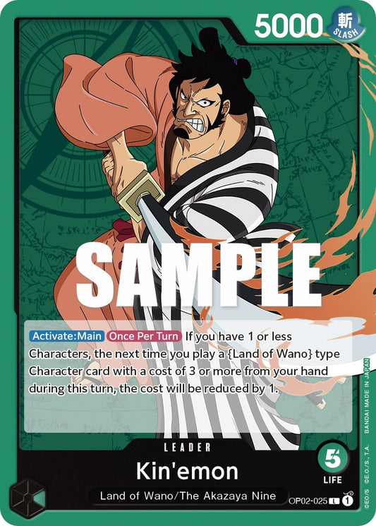 Image for Kin'emon (OP02-025) (OP02) - One Piece Card Game