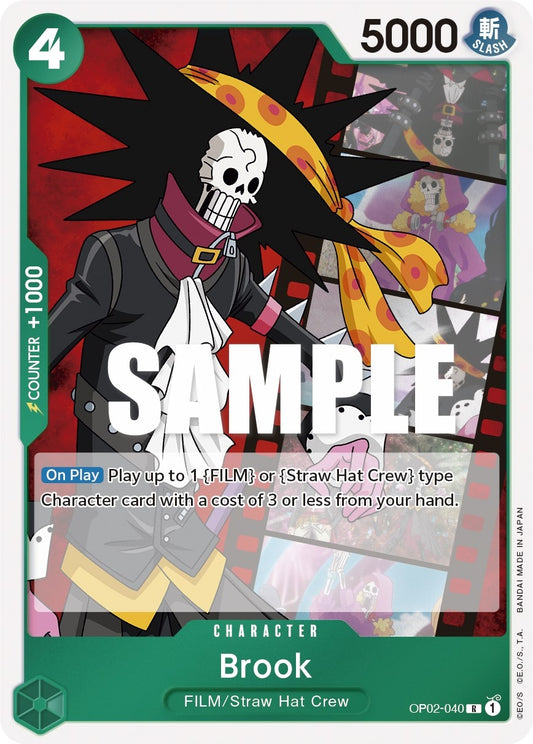 Image for Brook (OP02-040) (OP02) - One Piece Card Game