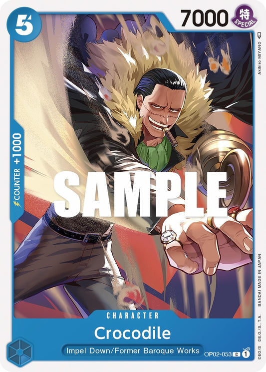 Image for Crocodile (OP02-053) (OP02) - One Piece Card Game