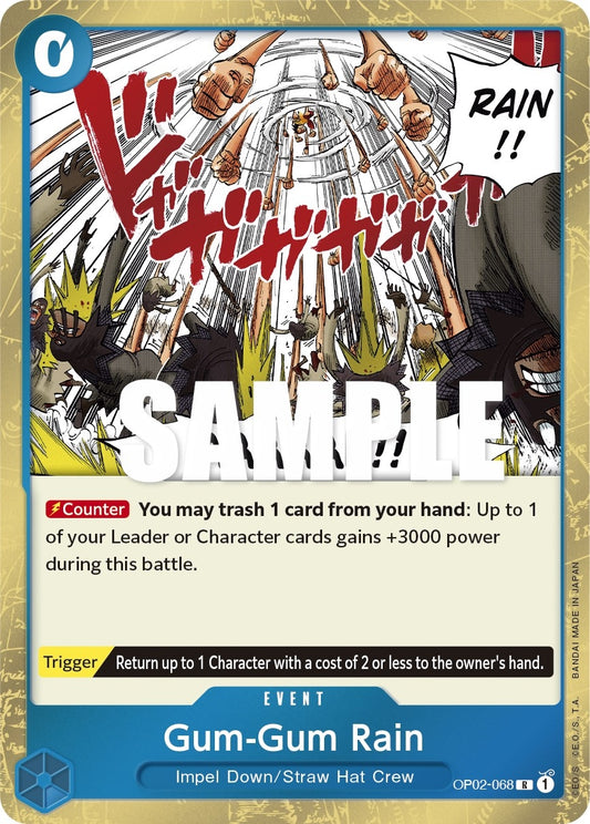 Image for Gum-Gum Rain (OP02-068) (OP02) - One Piece Card Game