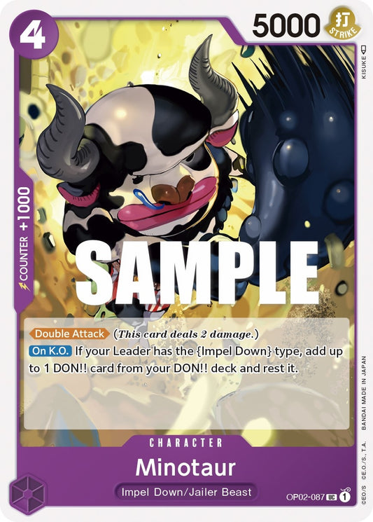 Image for Minotaur (OP02-087) (OP02) - One Piece Card Game