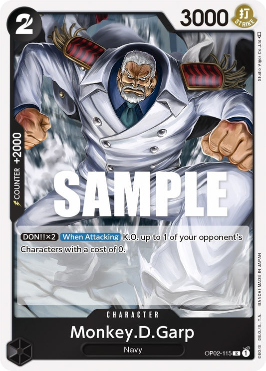 Image for Monkey.D.Garp (115) (OP02-115) (OP02) - One Piece Card Game