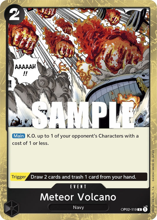 Image for Meteor Volcano (OP02-119) (OP02) - One Piece Card Game