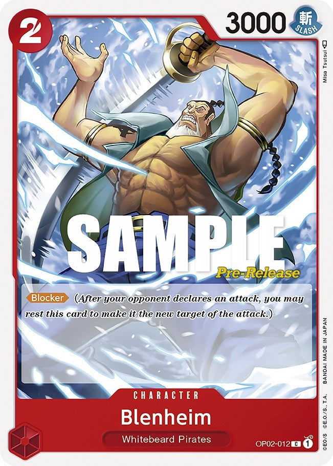 Image for Blenheim (OP02-012) (OP02 PRE) - One Piece Card Game