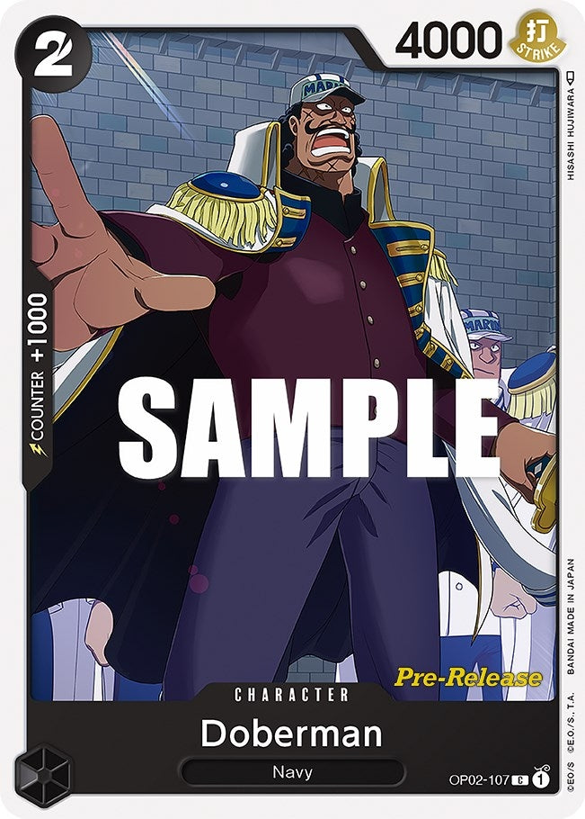 Image for Doberman (OP02-107) (OP02 PRE) - One Piece Card Game