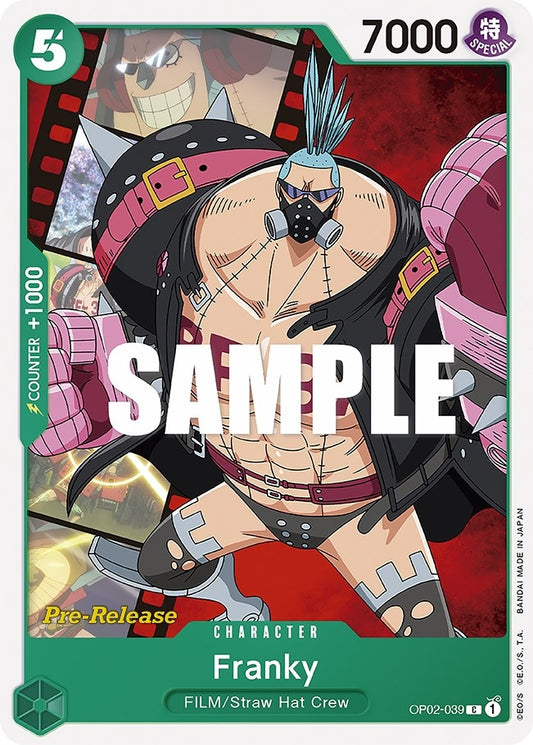 Image for Franky (OP02-039) (OP02 PRE) - One Piece Card Game