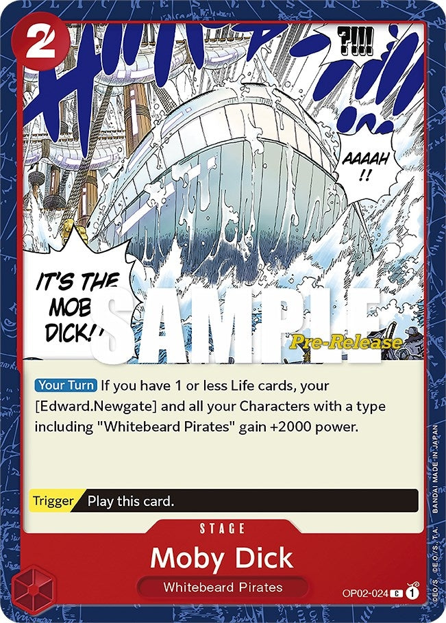 Image for Moby Dick (OP02-024) (OP02 PRE) - One Piece Card Game